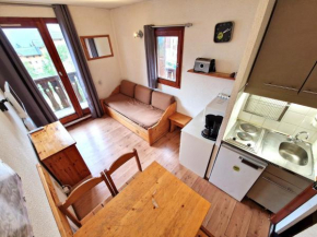 Charmant studio pour 2-3 personnes avec balcon à Valfréjus - FR-1-265-279